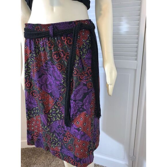 Vintage 70’s Paisley Skirt Size 7/8 - Picture 5 of 12